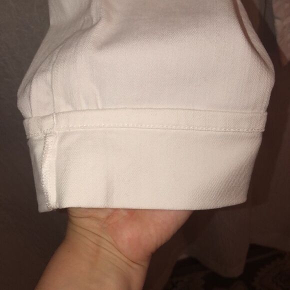 Indigo Blue 10 White Maternity Cropped Jeans - Picture 5 of 11